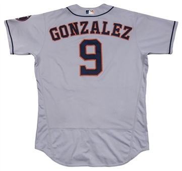 2017 Marwin Gonzalez Game Used Houston Astros Road Jersey Used On 9/25/2017 For Career Home Run #60 (MLB Authenticated)